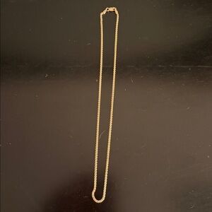 Gold Rope Chain Necklace - Women